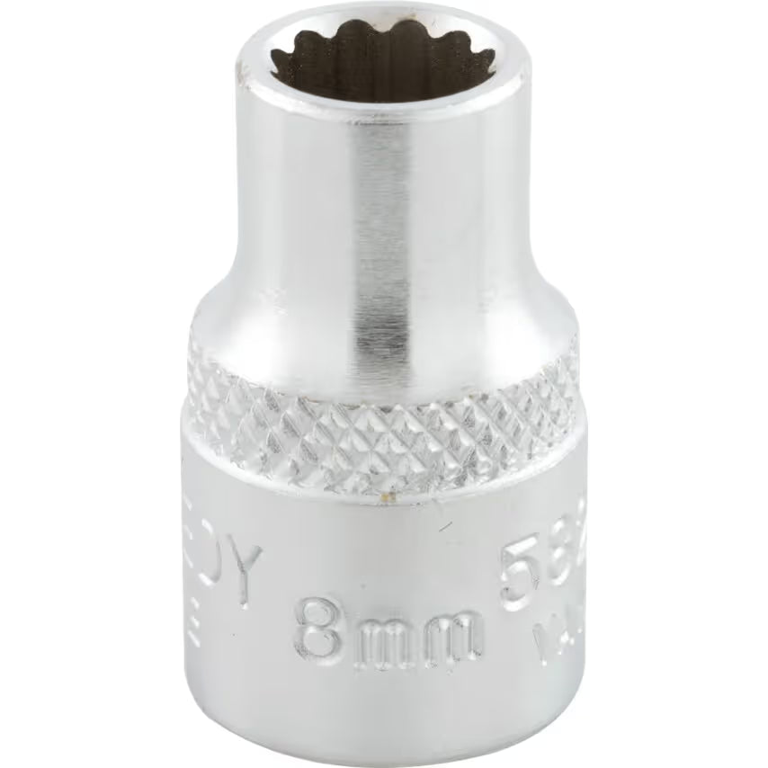 KENNEDY 3/8" Drive Bi-Hexagon Metric Socket Chrome Vanadium KENNEDY