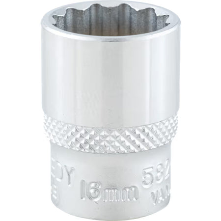 KENNEDY 3/8" Drive Bi-Hexagon Metric Socket Chrome Vanadium KENNEDY
