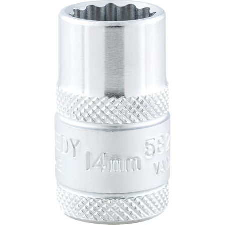 KENNEDY 3/8" Drive Bi-Hex Bi-Hex Socket Set AF Chrome Vanadium KENNEDY