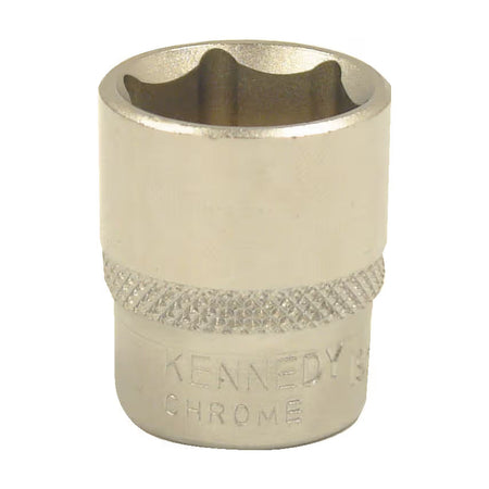 KENNEDY 3/8" Drive Single Hex Socket Set Metric Chrome Vanadium KENNEDY