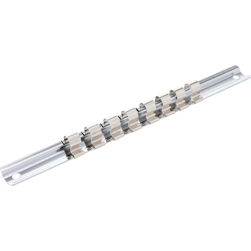 KENNEDY 3/8 Inch Square Drive Socket Rack with Spring Clips KENNEDY