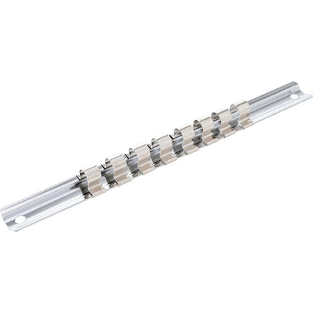 KENNEDY 3/8 Inch Square Drive Socket Rack with Spring Clips KENNEDY