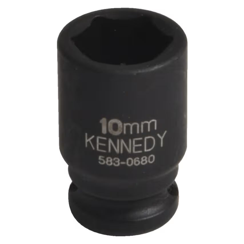 KENNEDY 1/4" Drive Impact Socket Set Metric 6–14mm CrMo Steel KENNEDY