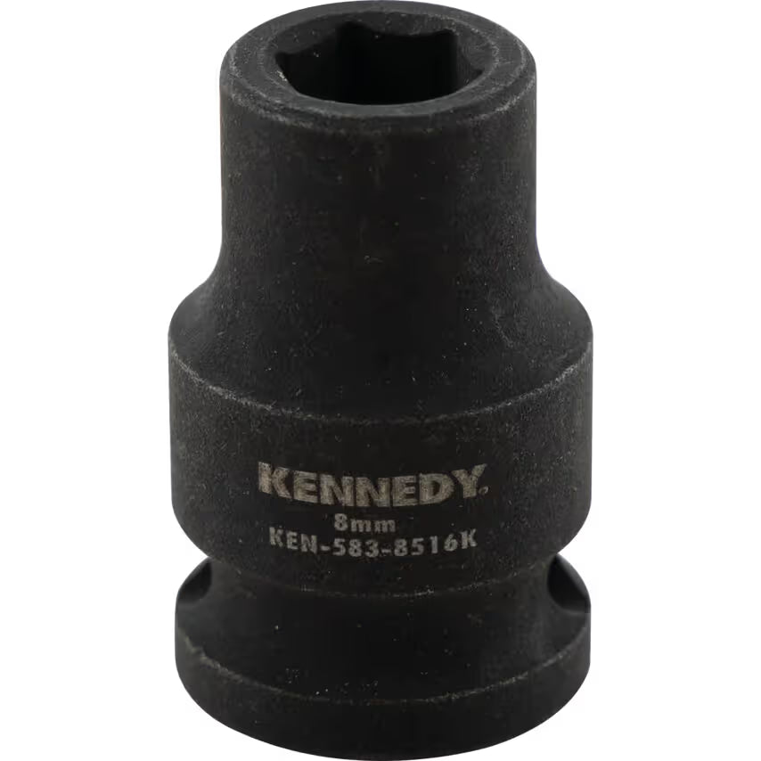 KENNEDY 3/8 Inch Impact Socket Set 6–22mm Chrome Molybdenum KENNEDY
