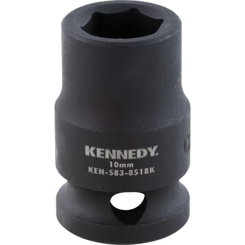 KENNEDY 3/8 Inch Impact Socket Set 6–22mm Chrome Molybdenum KENNEDY