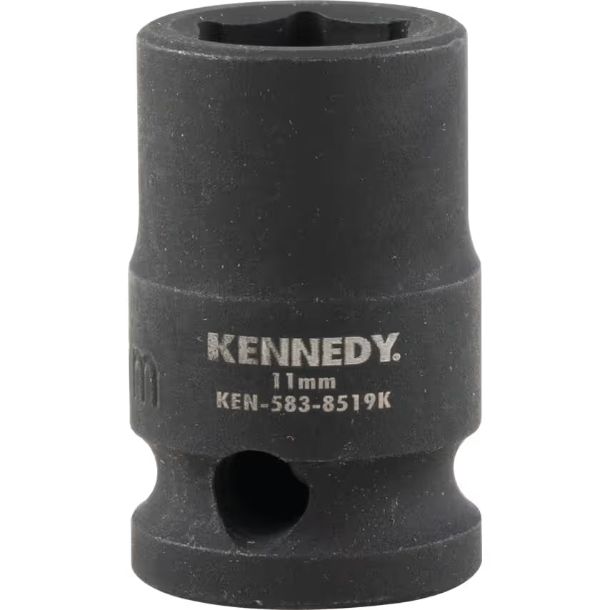 KENNEDY 3/8 Inch Impact Socket Set 6–22mm Chrome Molybdenum KENNEDY