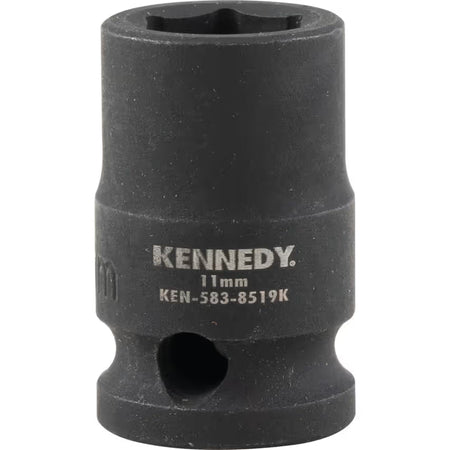 KENNEDY 3/8 Inch Impact Socket Set 6–22mm Chrome Molybdenum KENNEDY