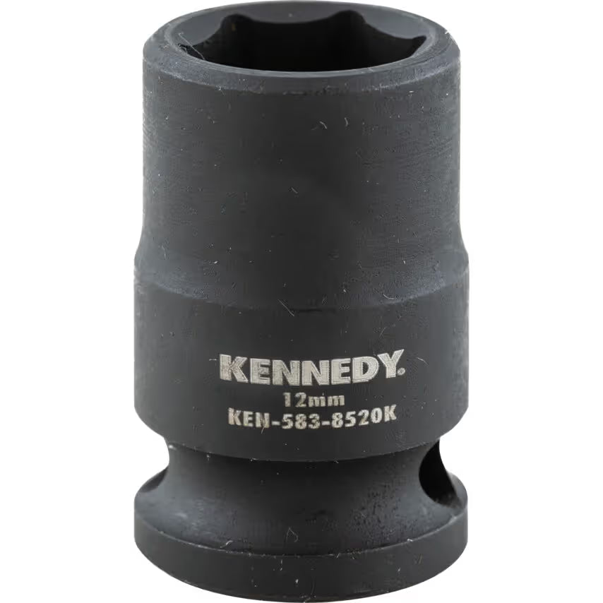 KENNEDY 3/8 Inch Impact Socket Set 6–22mm Chrome Molybdenum KENNEDY