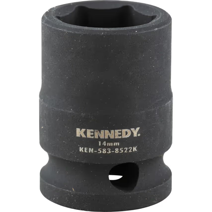 KENNEDY 3/8 Inch Impact Socket Set 6–22mm Chrome Molybdenum KENNEDY