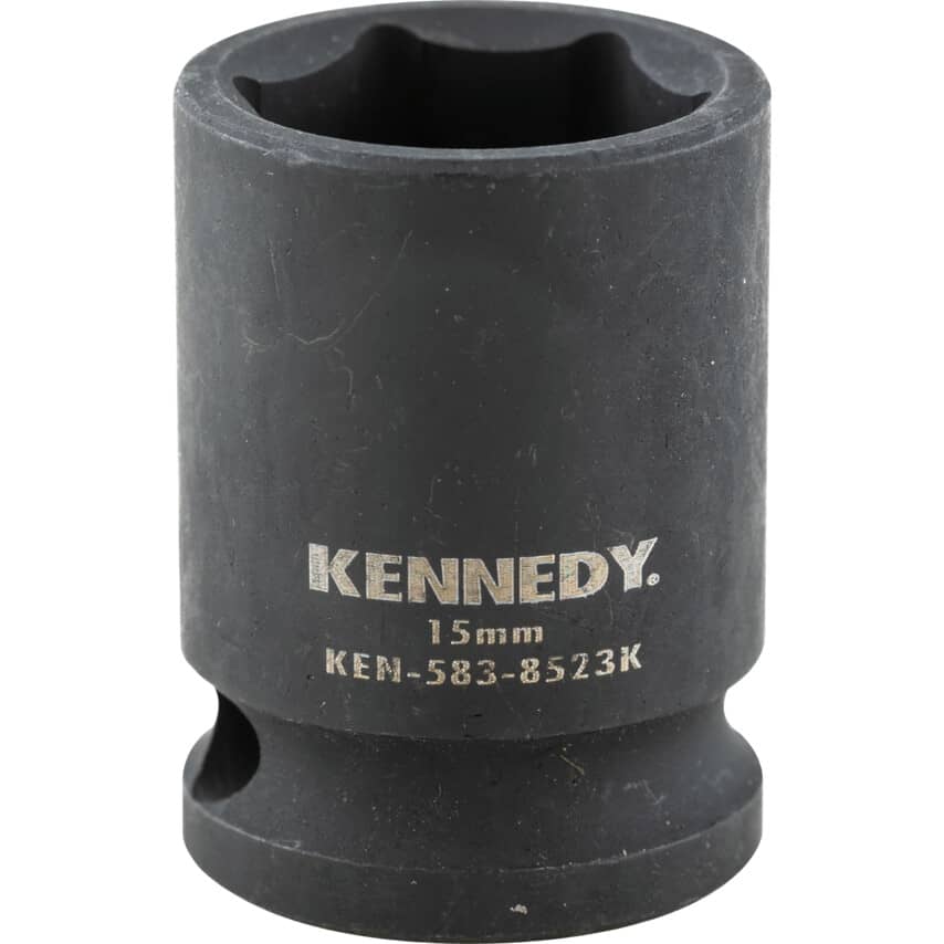 KENNEDY 3/8 Inch Impact Socket Set 6–22mm Chrome Molybdenum KENNEDY