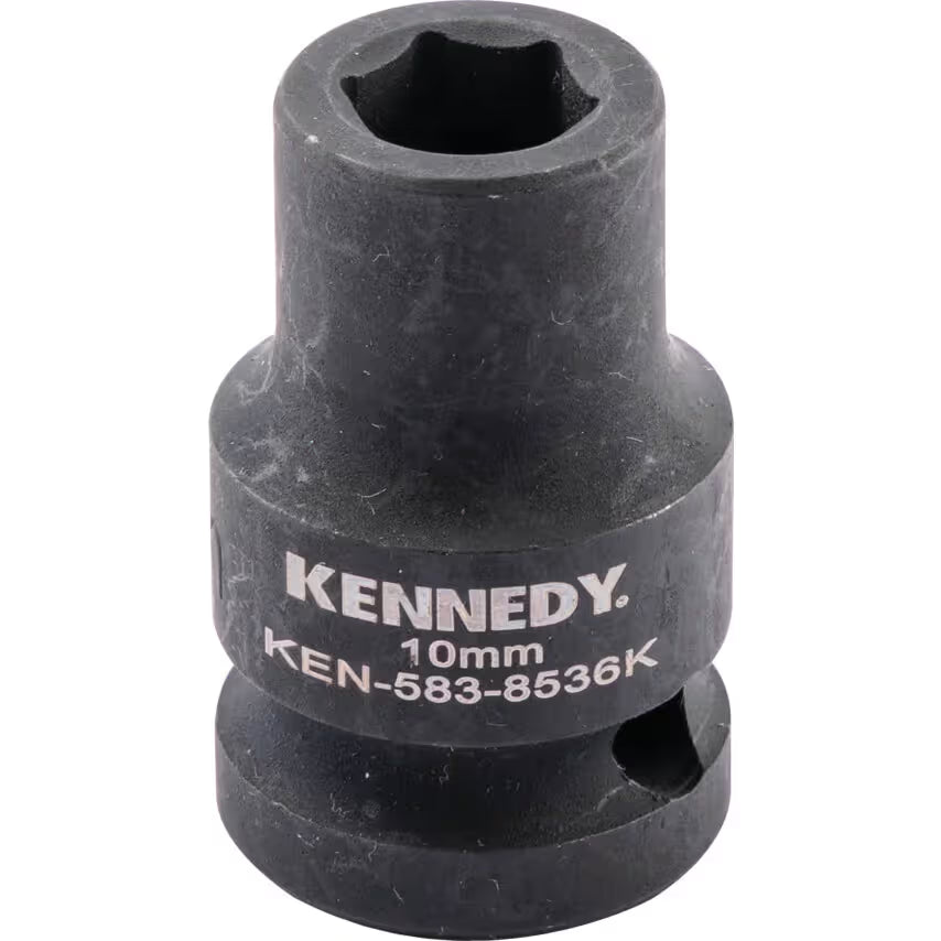 KENNEDY 1/2" Drive Impact Socket Set Metric CrMo Black Oxide KENNEDY