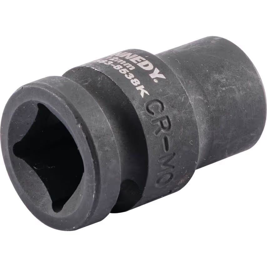 KENNEDY 1/2" Drive Impact Socket Set Metric CrMo Black Oxide KENNEDY