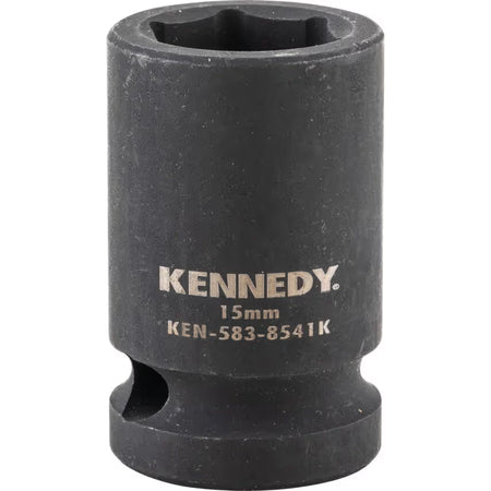 KENNEDY 1/2" Drive Impact Socket Set Metric CrMo Black Oxide KENNEDY