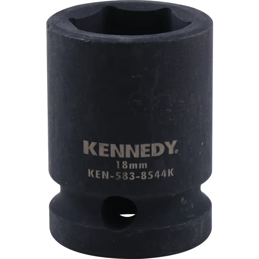 KENNEDY 1/2" Drive Impact Socket Set Metric CrMo Black Oxide KENNEDY