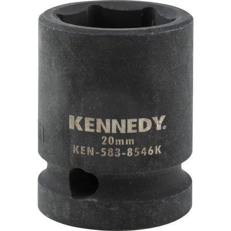 KENNEDY 1/2" Drive Impact Socket Set Metric CrMo Black Oxide KENNEDY