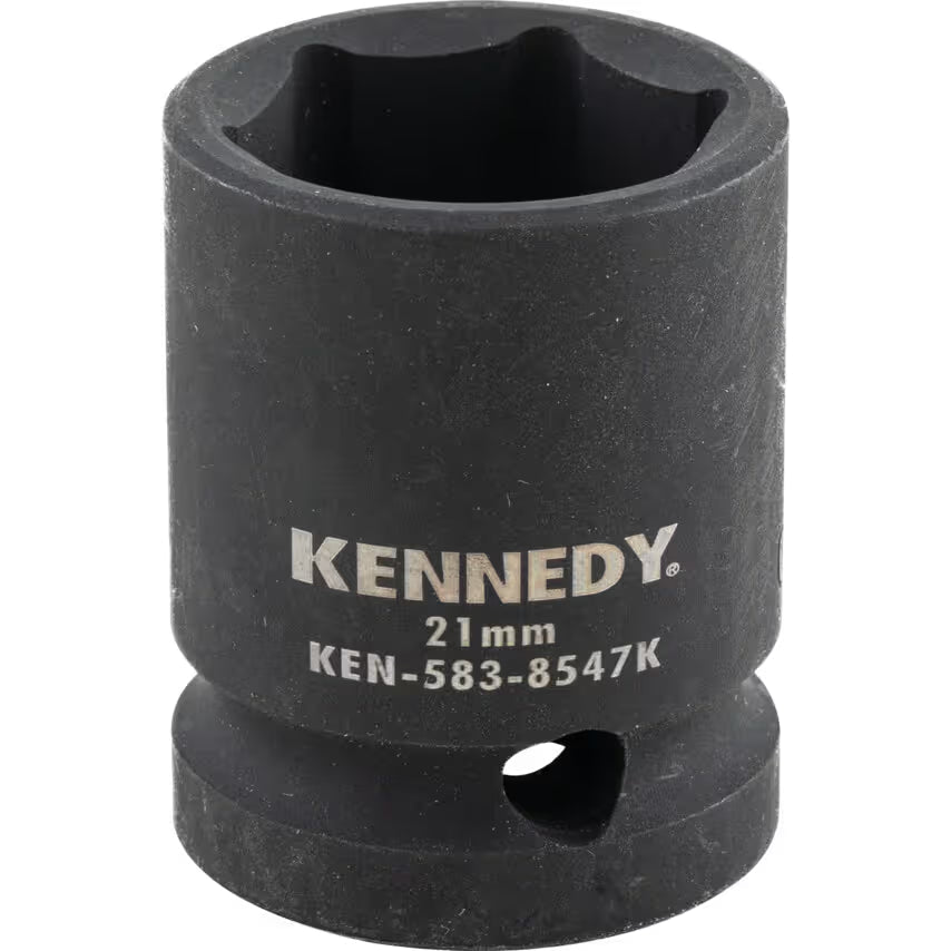 KENNEDY 1/2" Drive Impact Socket Set Metric CrMo Black Oxide KENNEDY