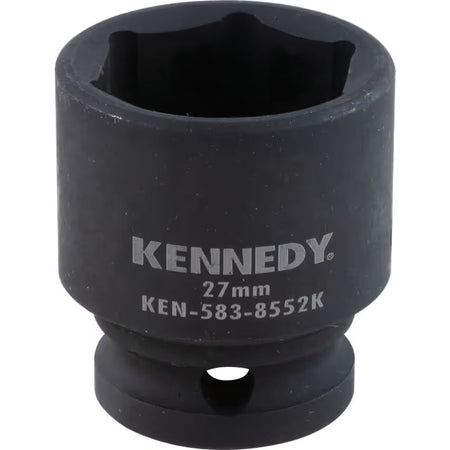 KENNEDY 1/2" Drive Impact Socket Set Metric CrMo Black Oxide KENNEDY