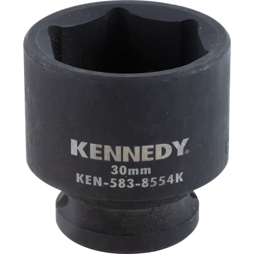 KENNEDY 1/2" Drive Impact Socket Set Metric CrMo Black Oxide KENNEDY