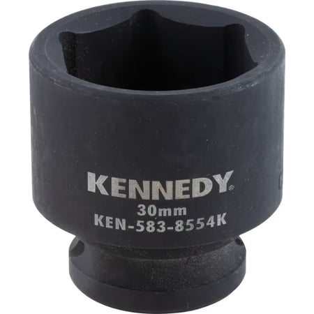 KENNEDY 1/2" Drive Impact Socket Set Metric CrMo Black Oxide KENNEDY