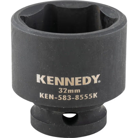 KENNEDY 1/2" Drive Impact Socket Set Metric CrMo Black Oxide KENNEDY