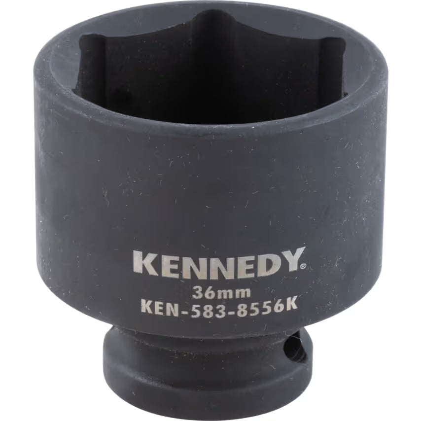 KENNEDY 1/2" Drive Impact Socket Set Metric CrMo Black Oxide KENNEDY
