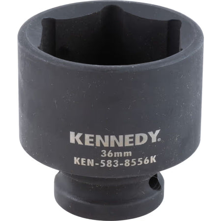 KENNEDY 1/2" Drive Impact Socket Set Metric CrMo Black Oxide KENNEDY