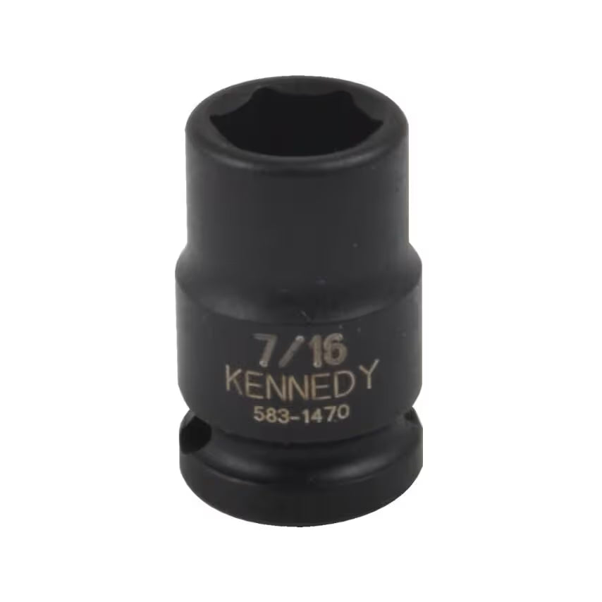 KENNEDY 3/8" Drive Imperial Hex Impact Socket Chrome Molybdenum KENNEDY