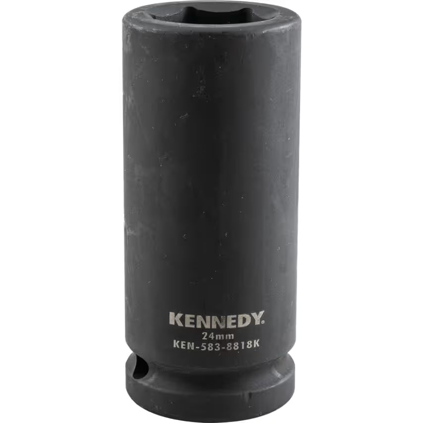 KENNEDY 3/4 Inch Deep Impact Socket Chrome Moly Metric KENNEDY