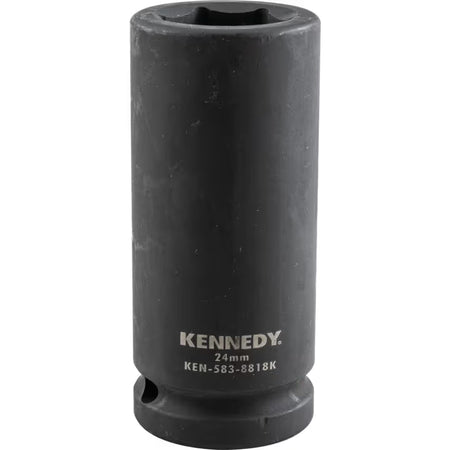 KENNEDY 3/4 Inch Deep Impact Socket Chrome Moly Metric KENNEDY