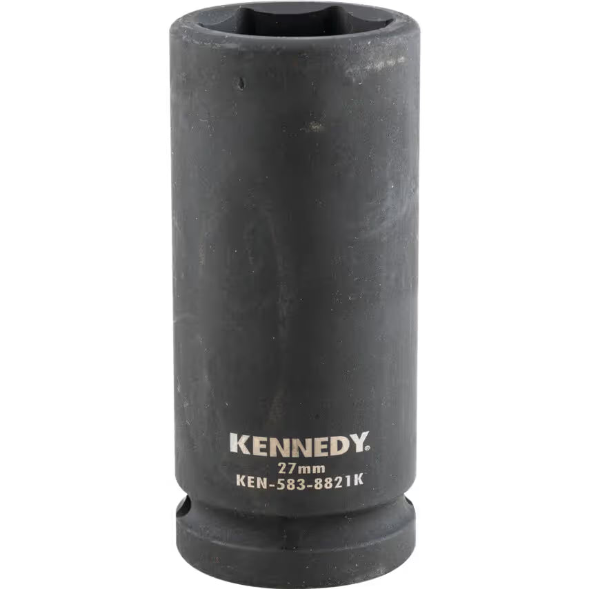 KENNEDY 3/4 Inch Deep Impact Socket Chrome Moly Metric KENNEDY