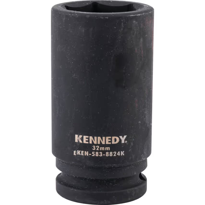 KENNEDY 3/4 Inch Deep Impact Socket Chrome Moly Metric KENNEDY
