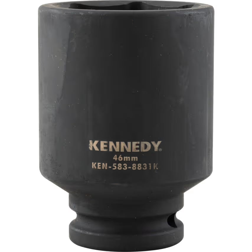 KENNEDY 3/4 Inch Deep Impact Socket Chrome Moly Metric KENNEDY