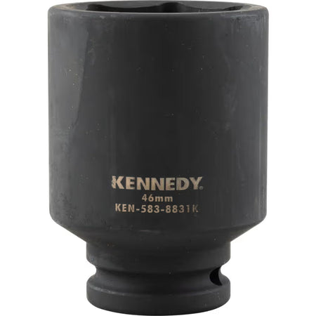 KENNEDY 3/4 Inch Deep Impact Socket Chrome Moly Metric KENNEDY