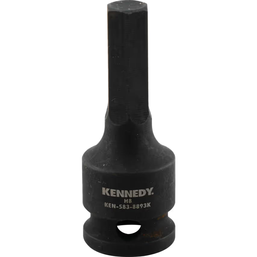 KENNEDY 3/8in Hex Impact Driver Socket Chrome Molybdenum KENNEDY