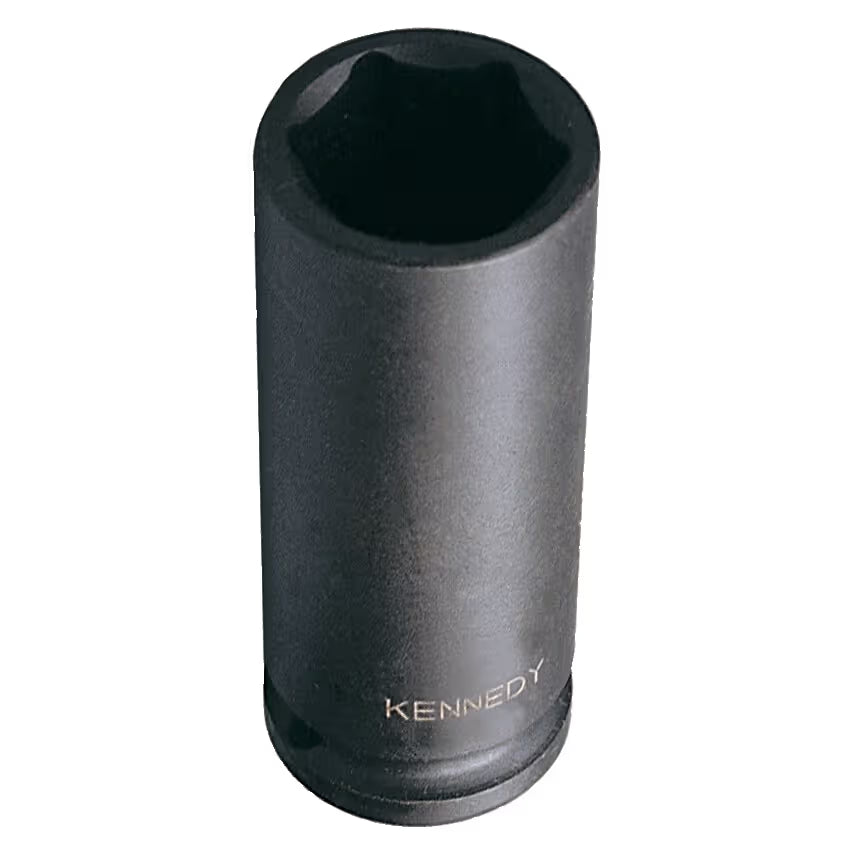 KENNEDY 1/2 Inch Deep Impact Socket A/F Chrome Moly Steel KENNEDY