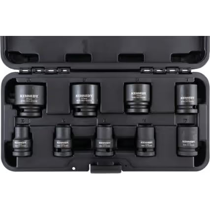 KENNEDY PM9M 1/2" Drive Impact Socket Set 9 Piece KENNEDY