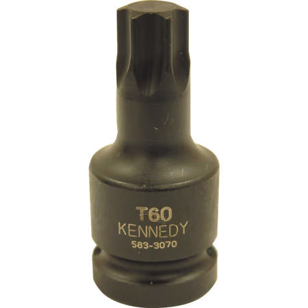 KENNEDY 1/2" Drive Torx Impact Socket Set T40-T70 Cr-Mo Steel KENNEDY