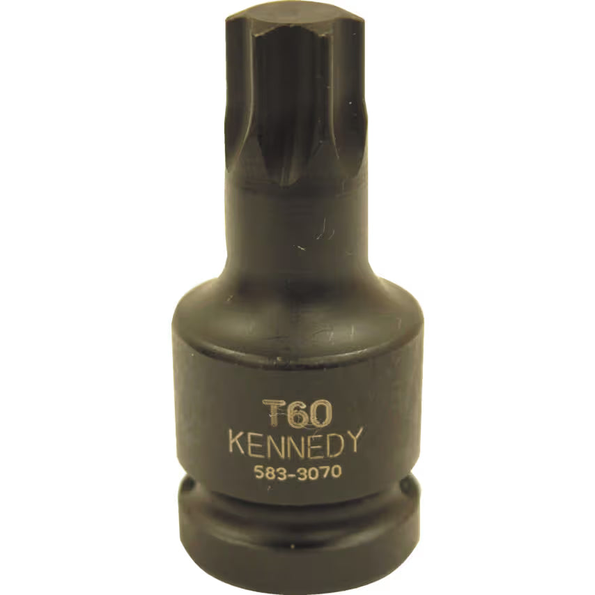 KENNEDY 1/2" Drive Torx Impact Socket Set T40-T70 Cr-Mo Steel KENNEDY