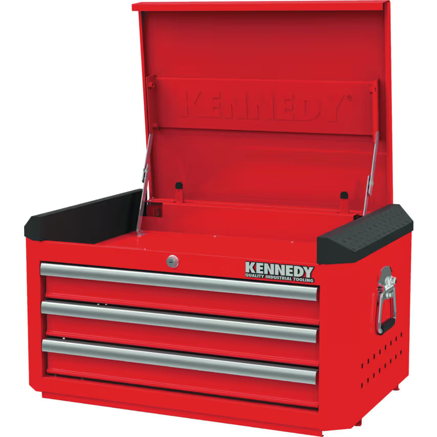 KENNEDY Red 28" Industrial Tool Chest – 3, 6 & 12 Drawer KENNEDY