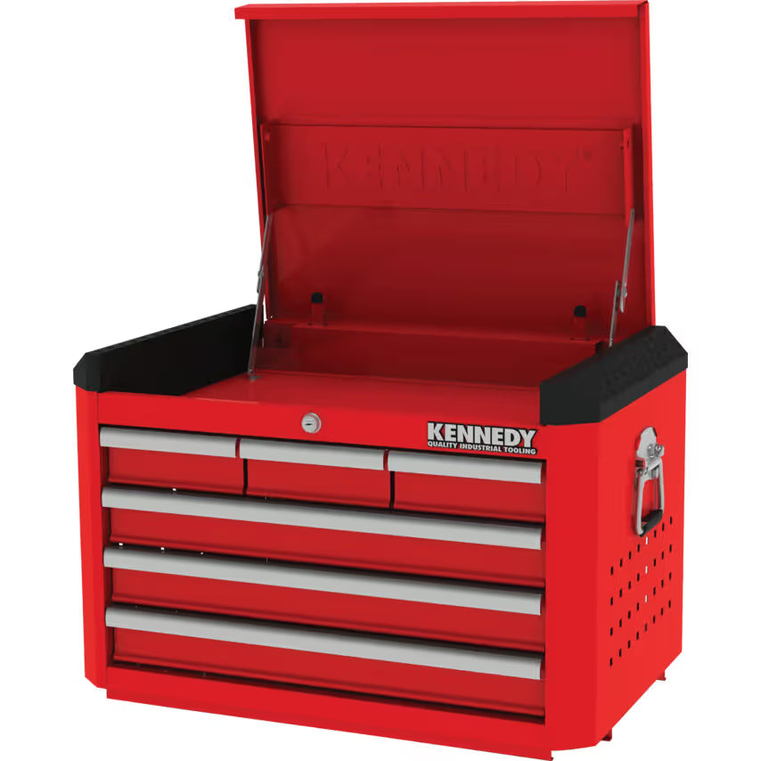 KENNEDY Red 28" Industrial Tool Chest – 3, 6 & 12 Drawer KENNEDY