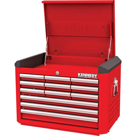 KENNEDY Red 28" Industrial Tool Chest – 3, 6 & 12 Drawer KENNEDY