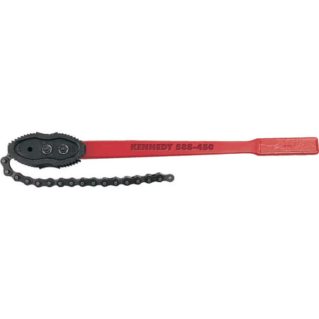 KENNEDY Heavy Duty Pipe Chain Wrench for Pipes & Irregular Objects KENNEDY