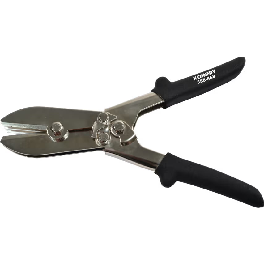 KENNEDY 5-Blade Pipe Crimper with Black PVC Handle Heavy Duty KENNEDY