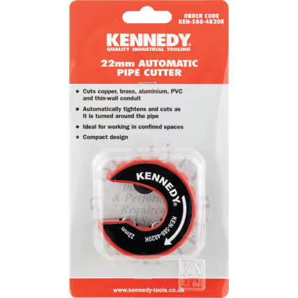 KENNEDY Automatic Copper Pipe Cutter for Copper, Brass & PVC KENNEDY