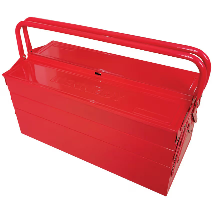 KENNEDY 5-Compartment Cantilever Toolbox with 5 Foam Trays KENNEDY