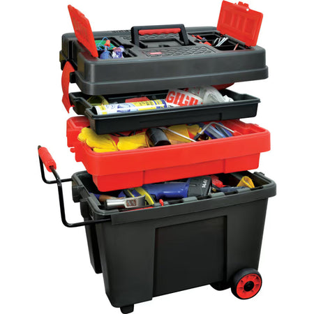 KENNEDY Mobile Tool Box 550x350x475mm for Workshop Storage KENNEDY