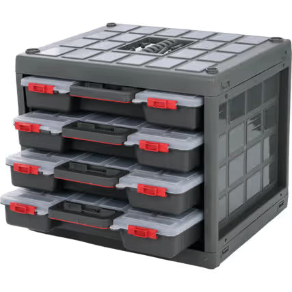 KENNEDY 4-Piece Service Case Organiser for Tool Storage KENNEDY