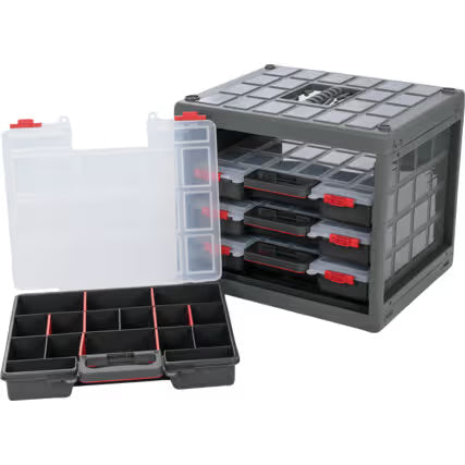 KENNEDY 4-Piece Service Case Organiser for Tool Storage KENNEDY