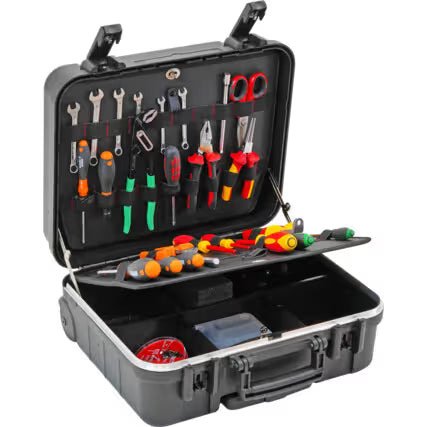 KENNEDY Polypropylene Moulded Tool Case with Wheels 430x340x156mm KENNEDY PRO