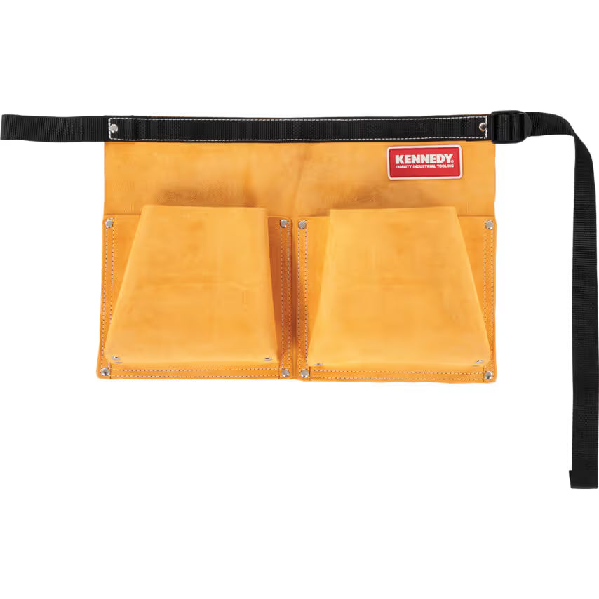 KENNEDY Suede Leather 2-Pocket 1-Loop Nail Pouch KENNEDY